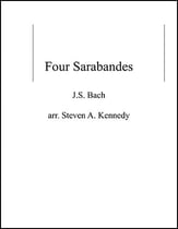 Four Sarabandes Orchestra sheet music cover